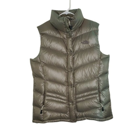 The North Face Jackets & Blazers - The North Face 700 Goose Down Novelty Nupste Zip Snap Button Vest Womens Large